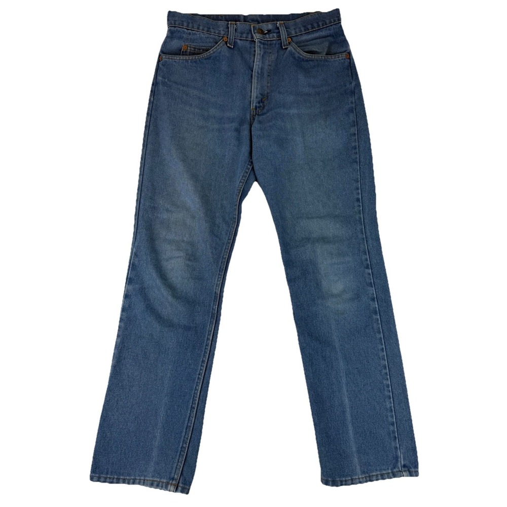 Vintage Levi's Orange Tab Jeans Size 32x30 Blue Denim USA Made Talon Zipper - Picture 2 of 16